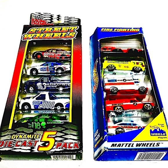 DONATED Hot Wheels NEW Die cast Vintage Fire Fighter & Racing Street Wheels - Picture 2 of 14